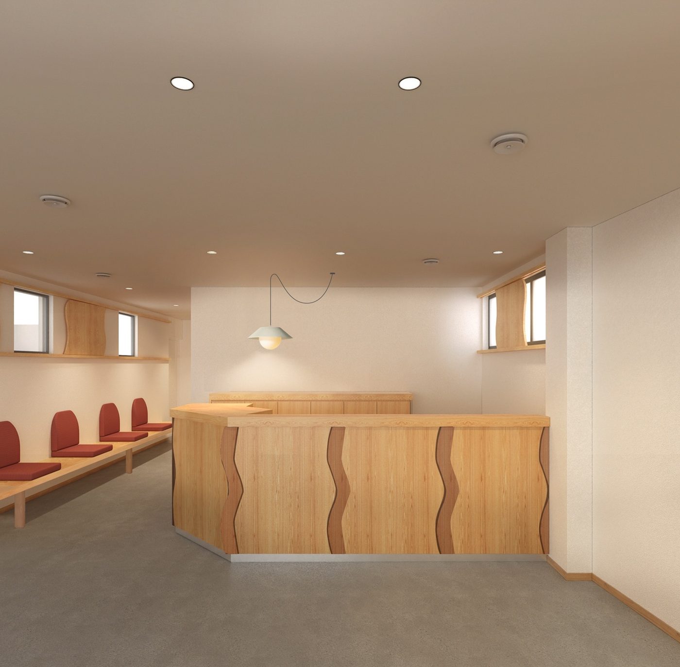 Reception after renovation