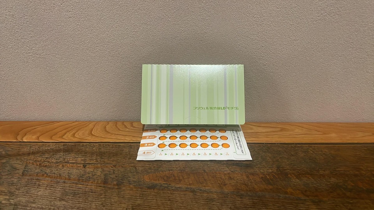 フリウェル配合錠LD「モチダ」のウォレットとPTPシート